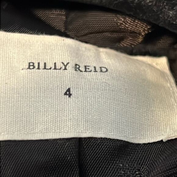 Billy Reid $1200 Wool Silk 2 Piece Pants Suit Jacket Blazer Sz 4 - Picture 5 of 9